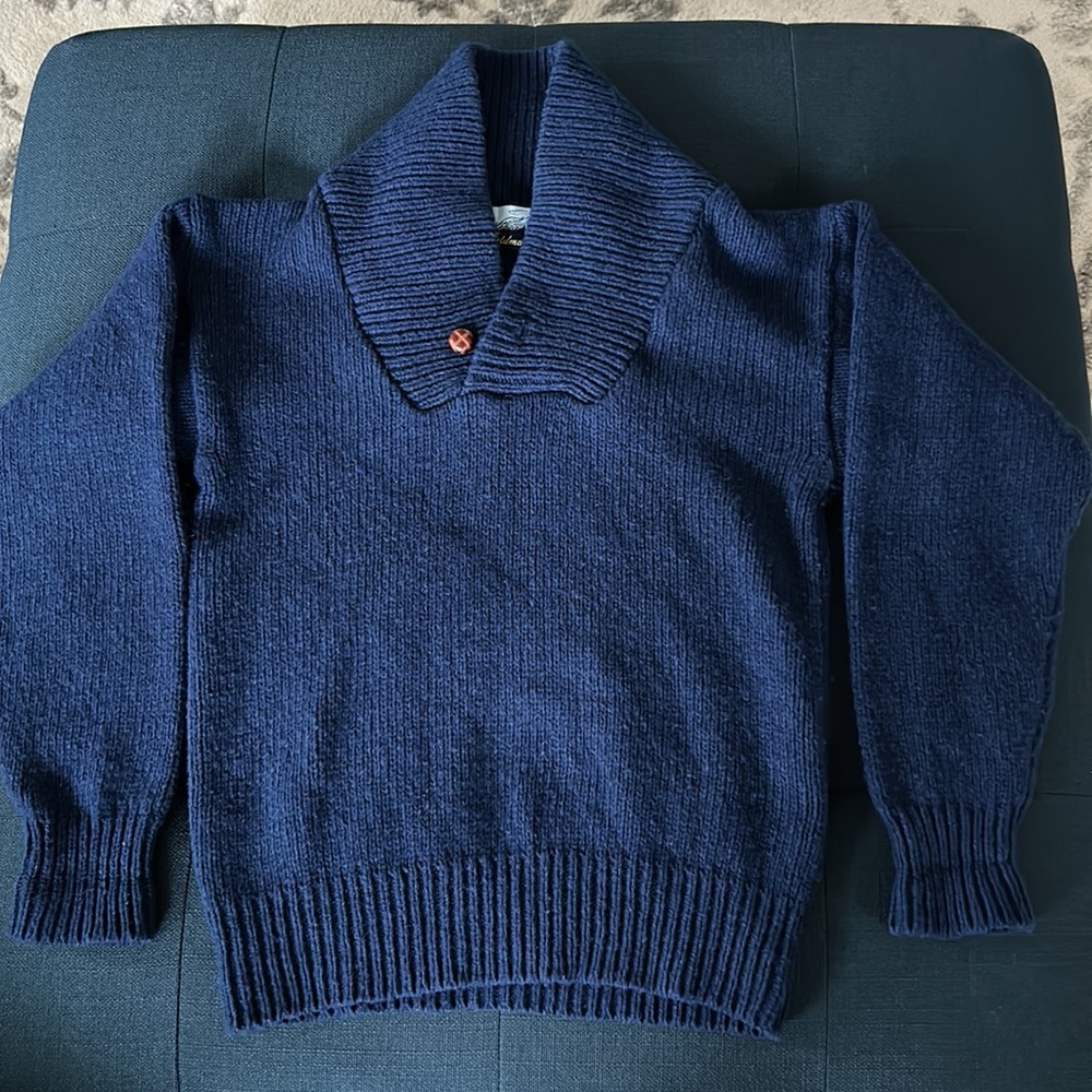 Vintage Fieldmaster navy sweater